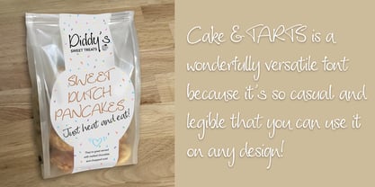 Cake and Tarts Font Poster 5