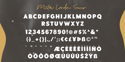 Mister London Font Poster 9