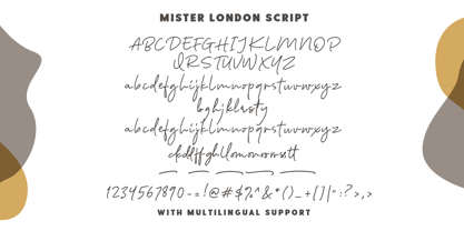 Mister London Font Poster 8