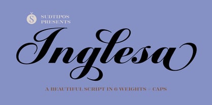 Inglesa Font Poster 1