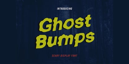 Ghostbumps Font Poster 1