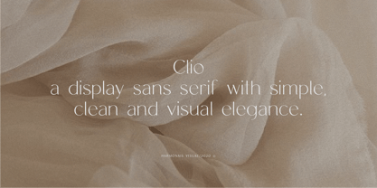 HV Clio Font Poster 2