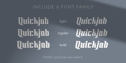 Quickjob Font Poster 3