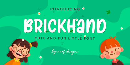 Brickhand Font Poster 1