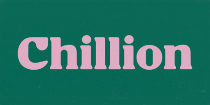 Chillion Font Poster 8