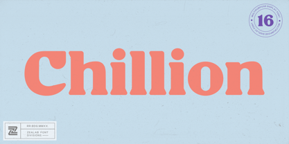 Chillion Font Poster 1