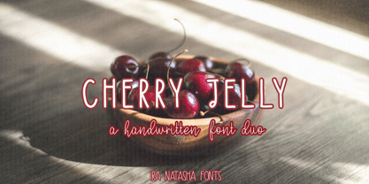 Cherry Jelly Fuente Póster 1