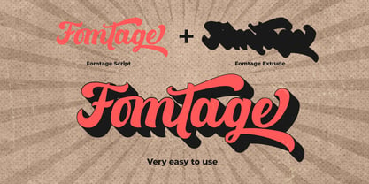 Fomtage Font Poster 7