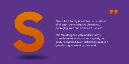Slenco Font Poster 2