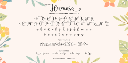 Hermosa Font Poster 6