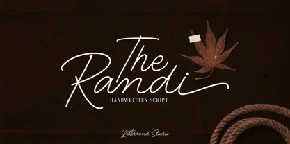 The Randi Font Poster 1