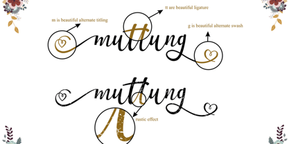 Muttung Font Poster 2