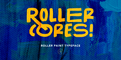Roller Cores Font Poster 1