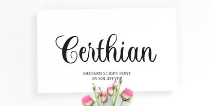 Certhian Script Font Poster 1