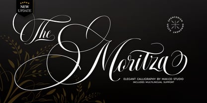 Moritza Script Font Poster 1
