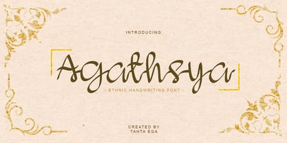 Agathsya Font Poster 1