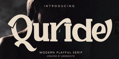 Quride Font Poster 1