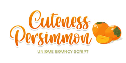 Cuteness Persimmon Font | Webfont & Desktop | MyFonts