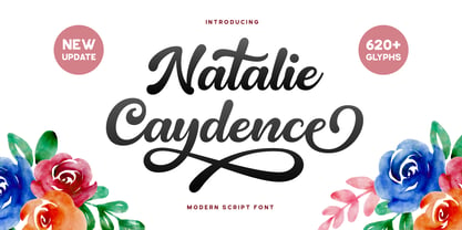 Natalie Caydence Font Poster 1