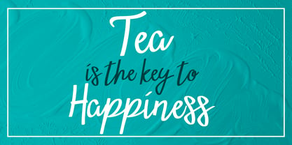 Happy Teas Font Poster 5