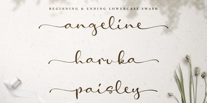 Amelia Stanley Font Poster 4