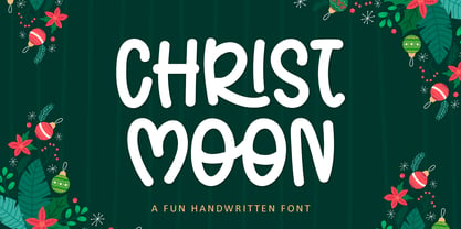 Christ Moon Font Poster 1