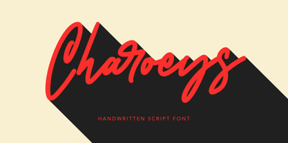 Charoeys Font Poster 1