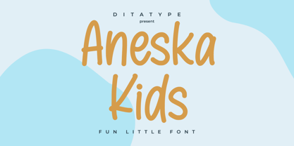 Aneska Kids Font Poster 1