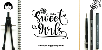 Sweet Girls Font Poster 1