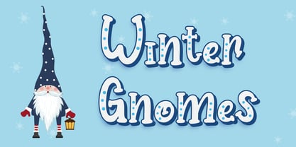 Baby Snowman Font Poster 2