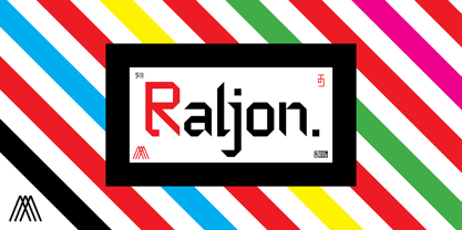 Raljon Font Poster 1