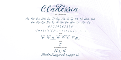 Cladessia Font Poster 2