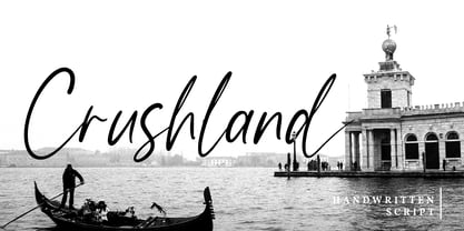 Crushland Font Poster 1