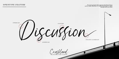 Crushland Font Poster 4