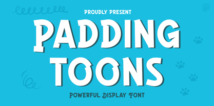 Paddingtoons Font Poster 1