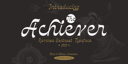 Achiever Font Poster 1