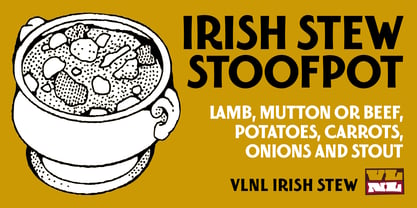 VLNL Irish Stew Fuente Póster 7
