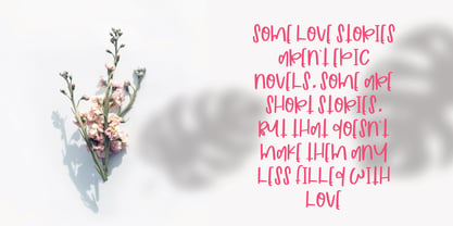 Love Sweets Font Poster 4