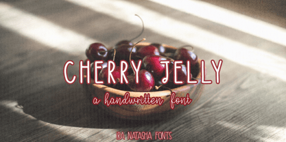 Cherry Jelly Fuente Póster 2
