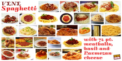 VLNL Spaghetti Fuente Póster 8