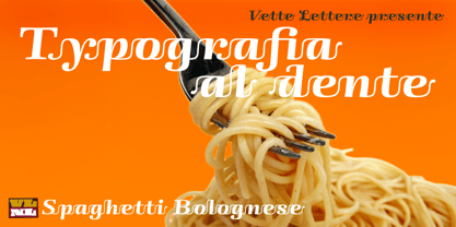 VLNL Spaghetti Font Poster 5