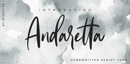 Andaretta Font Poster 1