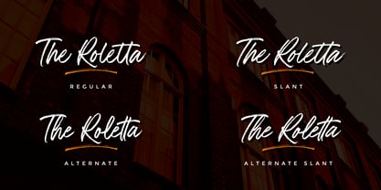 The Roletta Font Poster 11