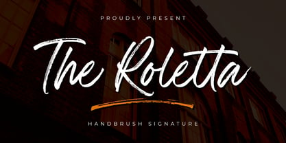 The Roletta Font Poster 1