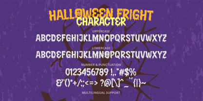 Halloween Fright Font Poster 5