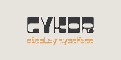 Cykor Font Poster 1