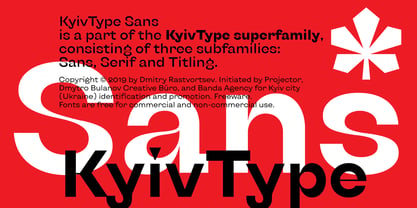 KyivType Sans Police Poster 1