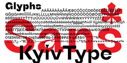 KyivType Sans Font Poster 3