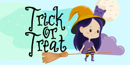 Little Witch Font Poster 3