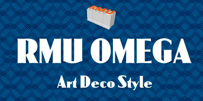 RMU Omega Font Poster 1